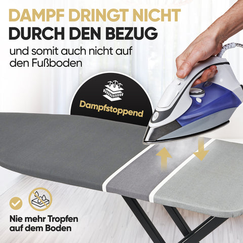 Bügelbezug 5-Lagig mit GlideCharge Zone